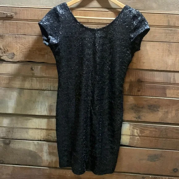 Backstage Dresses | Womens Black Sequin Dress | Color: Black | Size: M | Jesszocc's Closet Backstage Dresses | Womens Black Sequin Dress | Color: Black | Size: M | Jesszocc's Closet